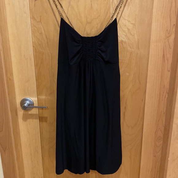 MYSTIC Black Low-Back Dress - Picture 7 of 9